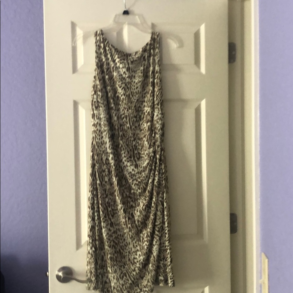 Animal print dress